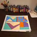 Abstracción I. Projekt z dziedziny  Sztuki piękne i  Malarstwo użytkownika Gisela Sabatini - 27.03.2026