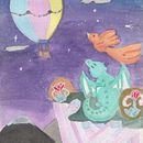 Fantasy World . Un proyecto de Ilustración tradicional, Bellas Artes, Pintura, Pintura a la acuarela e Ilustración infantil de Janani Grisel Caro Martin del Campo - 02.04.2026