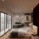 Yatak odası tasarımı. Een project van 3D,  3D-modellering y  Interieur van Ruhi Karaçay - 02.04.2026