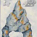 Kougeda, criatura fantastica. Un proyecto de Diseño de personajes, Dibujo, Pintura, Dibujo a lápiz y Pintura a la acuarela de Sebastian Chalela Morris - 03.04.2026