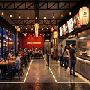 SUC QIN . Interior Architecture, Interior Design, Interior Decoration, Retail Design, and Spatial Design project by ANA SANCHEZ MARTINEZ - 04.06.2026