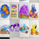 Mi caos . Ilustrație tradițională, Marketing, Consultanță creativă, Dezvoltarea portofoliului & Ilustrație editorială de Azuka Ramos - 04.07.2026