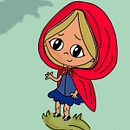 Caperucita en su primer encuentro con el lobo. Projekt z dziedziny Projektowanie postaci, Ilustracja c, frowa,  R, sunek, Trad, c, jna ilustracja, Sketchbook i Sketching użytkownika Catalina Andrea Alvarez Tibocha - 07.04.2026