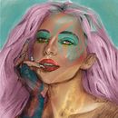 Jade Thirlwall Illustrated. Un progetto di Illustrazione tradizionale, Illustrazione vettoriale, Disegno di ritratti e Illustrazione digitale di p_bear87 - 07.04.2026