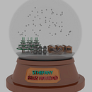 Esfera de nieve. Een project van 3D,  3D-ontwerp y  3D-modellering van Antonio Aguilar - 10.04.2026