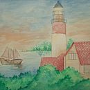 Paisaje acuarela . Un projet de Illustration naturaliste, Peinture , et Aquarelle de Theodore Quiñileo - 10.04.2026