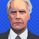 CLINT EASTWOOD. Een project van Digitale illustratie, Film, video en televisie, Vectorillustratie y Digitale tekening van David Roi Corral Naveira - 10.04.2026