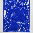 Imatge amb la tècnica del LINOGRAVAT i tiratge de 4 còpies. Un proyecto de Bellas Artes de s4r_and0nga11 - 12.04.2026