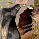 Sur la nuque. Collage, Traditional illustration, Digital Illustration, Narrative, Stor, and telling project by Annie d'Amours - 04.13.2026