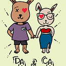 Identidad personal en pareja. Projekt z dziedziny Br, ing i ident, fikacja wizualna, Trad, c, jna ilustracja, Projektowanie dodatków, Ilustracja c i frowa użytkownika Catalina Andrea Alvarez Tibocha - 14.04.2026