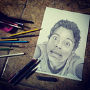 Tempo sobre tempo, até finalizar. Artistic Drawing, Drawing, Fine Arts, Portrait Drawing, Realistic Drawing, and Sketching project by maick valino - 04.14.2026