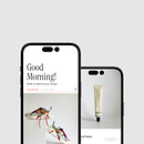 Good Morning: A Daily Concept Store Mobile App. Design de apps, Desenvolvimento de apps, Design digital, Design de produto digital, Mobile Design, UX / UI, e Design projeto de Drivet Clotilde - 15.04.2026