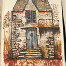 Abandoned House. Projekt z dziedziny  Architektura, Sketching i Sketchbook użytkownika Cicera Bagatin - 16.04.2026