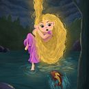 Rapunzel discoverings . Projekt z dziedziny Ilustracje dla dzieci, Ilustracja c, frowa, Malarstwo c, frowe i Książka obrazkowa użytkownika martinarizzo0203 - 18.04.2026