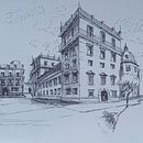 Architectural sketch. Un proyecto de Ilustración arquitectónica, Dibujo, Ilustración tradicional, Ilustración con tinta y Bocetado de y7dfcnx8rv - 18.04.2026