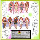 Character Design . Design de caractere de Lily Holt - 04.20.2026