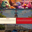 Le café des monstres. Web Development, Web Design, CSS, and HTML project by Fernando Romero Marchante - 04.23.2026