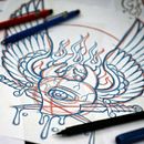 TATTOO ART. Een project van Traditionele illustratie, Digitale illustratie, Digitale tekening,  Artistieke tekening y  Tatoeageontwerp van Jonas Jorna · MAD JONAX - 24.04.2026