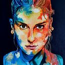 Retrato Acrilico. Un progetto di Illustrazione tradizionale, Disegno realistico e Pittura acrilica di nenetuya - 25.04.2026