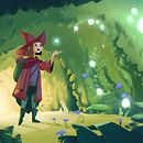 Course Exercise: Magical Forest Cave. Un progetto di Disegno digitale, Illustrazione digitale e Illustrazione tradizionale di alyaa ahmed - 26.04.2026