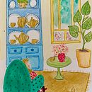 Cosy Sitting Room.. Un progetto di Illustrazione tradizionale, Bozzetti, Creatività, Disegno, Pittura ad acquerello, Sketchbook e Pittura gouache di alicekon - 28.04.2026