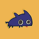 Cute Black Cat. Een project van Ontwerp van personages, Digitale tekening, Digitale illustratie, Traditionele illustratie y Manga van Kai Benz - 30.04.2026