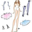 Balletcore Fashion Illustration Paper Doll . Ilustrasi Digital & Ilustrasi Mode proyek oleh Josefina Fernandez - 04.30.2026