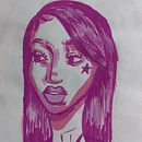 Caras en base a un color . Portrait Drawing project by Anna Isabel molina - 05.01.2026