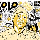 Solo, l’architecte de l’ombre . Projekt z dziedziny Komunikacja, Doradztwo kreat, wne, Kreat, wność,  R, sunek,  Pismo dekorac, jne, Trad, c, jna ilustracja, T, pografia i Zarządzanie portfolio użytkownika Marion Leboeuf - 01.05.2026