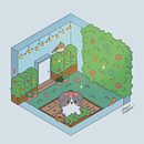 Isometric Room . Ilustrație digitală și Design grafic de eleno - 05.03.2026