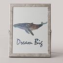 Dream Big – Galaxy Watercolor Illustration x Domestika. Un progetto di Pittura ad acquerello di vivicoccia87 - 05.05.2026