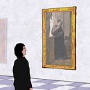 Um dia na Pinacoteca de São Paulo. Un projet de Dessin numérique, Illustration numérique, Animation 2D , et Animation de Caio Alexandre - 06.05.2026