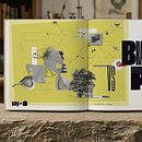 The Vanishing Center: An Editorial Journey into Bradbury vs. Perec . Design grafic, Colaj, Ilustrație editorială & Ilustrație digitală de RAWAN AL-MEHMADI - 05.07.2026