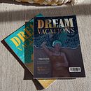 Dream Vacations Magazine. Un progetto di Illustrazione tradizionale, Disegno, Illustrazione digitale, Disegno di ritratti, Disegno digitale e Pittura digitale di Johnny Fernandez - 08.05.2026