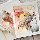 Lumitar Legends: A Whimsical Bestiary . Desen, Ilustrație naturalistă, Desen în creion, Caiet de schițe, Pictură în acuarelă & Ilustrație tradițională de Ksena Blackbird - 05.11.2026