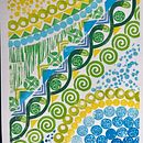 My final project for block printing. Traditional illustration, Pattern Design, Printing, Sketchbook, and Engraving project by Julia Poddubnaia - 05.13.2026