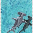 First Acrylic Layers on the Shark. Creativit, Traditional illustration, Painting, Acr, and lic Painting project by Christian Gutknecht-Stöhr - 05.17.2026