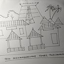 A temple in Kerala. Un progetto di Illustrazione architettonica, Architettura, Disegno e Bozzetti di Er Ashish N - 18.05.2026
