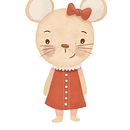 Kursprojekt zum Kurs „Illustration von Bilderbuchfiguren mit Procreate“. Un proyecto de Ilustración infantil, Ilustración digital, Ilustración tradicional, Diseño de personajes y Narrativa de Farina - 19.05.2026