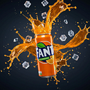 Una lata de Fanta.. Artificial Intelligence, Commercial Photograph, Digital Photograph, Photograph, Product Photograph, AI Animation, AI Design, Image Generation, Photo, Video Editing with AI, and Photo Retouching project by Karol Jełowicki - 05.19.2026
