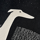Galgos en la noche. Un proyecto de Grabado y Bellas Artes de Leandro Mangado - 21.05.2026