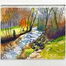 Ejercicio Paisaje. Naturalistic Illustration, Painting, Sketching, Watercolor Painting, and Fine Arts project by Beth Jordan - 05.23.2026