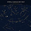 HTML5 Canvas Sky Map . % Artur Mirabet tarafından hazırlanan JavaScript, Hareketli Grafikler, Multimed, a, Ve Programlama projesi - 05.23.2026