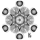 A story in mandala form, my end project. Un progetto di Disegno, Illustrazione con inchiostro, Arte Terapia, Meditazione e Mindfulness di Katrien Van Riel - 23.05.2026