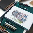 CASA DE COLORES . % Cristina Peyrona tarafından hazırlanan Eskiz çizimi, Çizim, Eskiz defteri, Ve Mürekkep İllüstrasyonu projesi - 05.24.2026