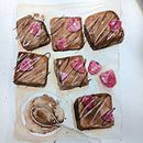 Watercolor Food Illustration Study – Course Project. Fine Arts, Traditional illustration, Painting, and Watercolor Painting project by Bahareh Ghorbani - 05.25.2026