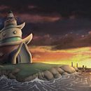 Seagulls Of The Ancient Lighthouse . Animație, Design de caractere, Creativitate, Ilustrație digitală, Stor, telling și Artă conceptuală de Andrea Saitta - 05.26.2026