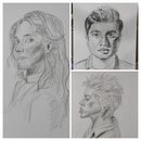 Sketchbook portraits . Desenho artístico, Desenho, Desenho de retrato, Sketchbook, e Esboçado projeto de vicky_hindle74 - 27.05.2026