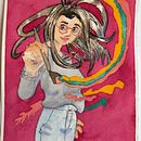 Interprétation du portrait style manga d'Andrea Jen Ein Projekt aus dem Bereich Design von Figuren, Comic, Traditionelle Illustration, Manga und Aquarellmalerei von Daniel Champagne - 28.05.2026