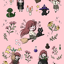 Ilustración de una Historia con Estilo Kawaii. Projekt z dziedziny Trad, c, jna ilustracja, Projektowanie postaci, Ilustracja c, frowa i Manga użytkownika Lidia López León - 30.05.2026